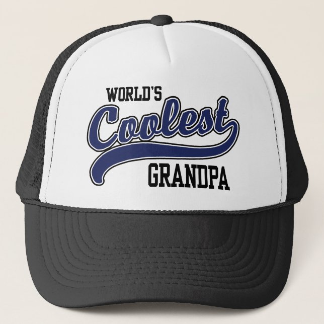 Casquette Grand-père le plus froid du monde (Devant)