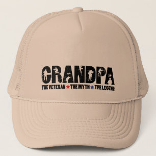 Casquette Grand-père Le Vétéran Le Mythe La Légende