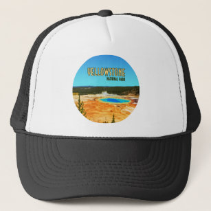Casquette Grand Prismatic Yellowstone National Park Vintage