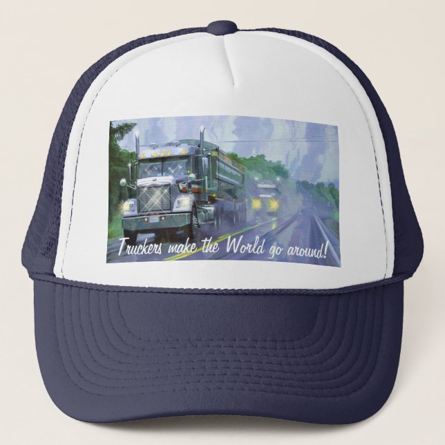 Casquette Grand Rig Freightliner Cargo Truck Driver Casquett (Devant)