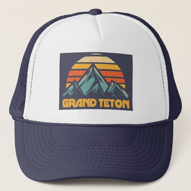 Casquette Grand Teton Rétro Turquoise (Devant)