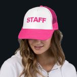 Casquette Grand Texte Gras Police Femme Personnel Rose Blanc<br><div class="desc">Personnalisé Grand Gras Police Texte Élégant Modèle Moderne Créer Votre Propre Téléchargement Logo Photo Casquettes & Casquettes / Chapeaux De Baseball & Trucker / Chapeau De Camion Blanc Rose Pour Hommes & Femmes</div>