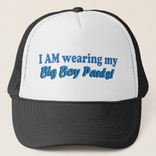 Casquette Grande conception des textes de pantalon de garço
