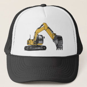 Casquette Grande excavatrice jaune
