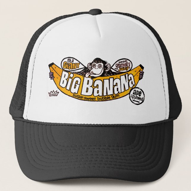 Casquette Grande gomme drôle de banane (Devant)