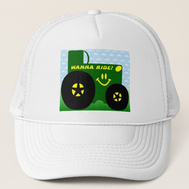 CASQUETTE GRANDE PAC VERTE DE TRACTEUR (Devant)