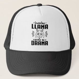 Casquette Grandma Llama N'A Pas Besoin De Drame Mignonne Lla