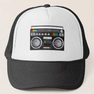 Casquette graphique blaster du ghetto de boombox rétro