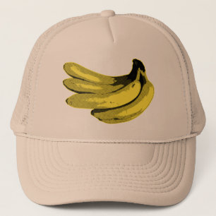 Casquette Graphique de banane de jaune d'art de bruit