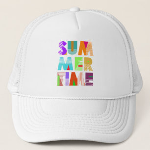 Casquette graphique de camionneur de typographie