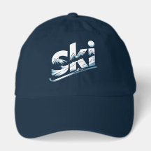 Casquette graphique de montagne de ski – Chapeau d