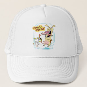 Casquette Graphique de rire de vache et de poulet