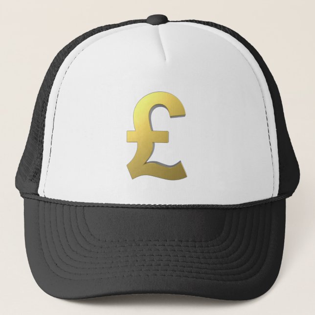 Casquette Graphique de signe de livre d'or (Devant)