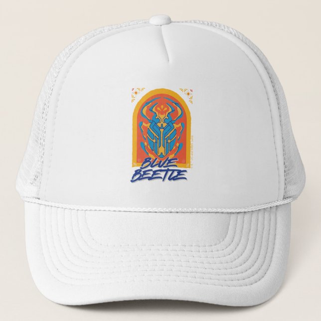 Casquette Graphique de Talavera de scarabée bleu (Devant)