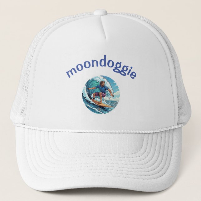 Casquette Graphique Moondoggie Surfeur (Devant)