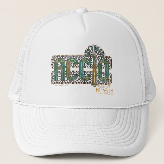 Casquette Graphique orthographique Jade Art Déco ACCIO™ (Devant)