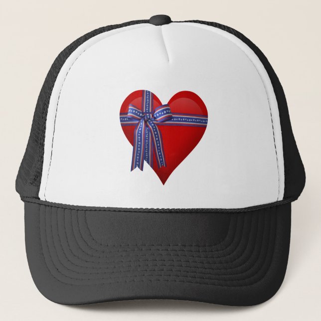 Casquette Graphique Patriotic Heart (Devant)