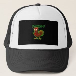 Casquette Graphique Rétro Classique de Poulet F-Caw-F