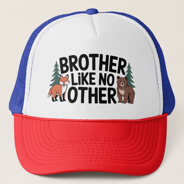 Casquette Graphisme Fraternité : Illustration du renard et d (Devant)