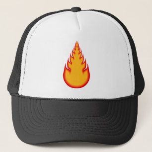 Casquette Graphismes de boule de feu : Boule de feu : Flamme