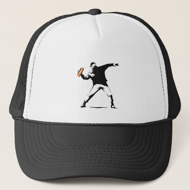 Casquette Gratuit Guy sandwich DC - Protestation d'art de ru (Devant)