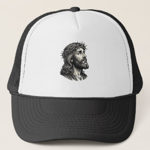 Casquette Gravure Vintage Couronne d'Épines Dessin de Portra