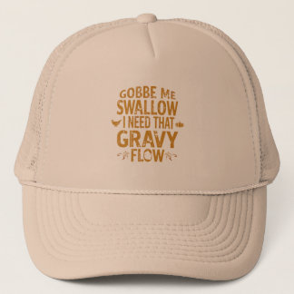 Casquette Gravy Flow drôle de typographie de Thanksgiving Gi
