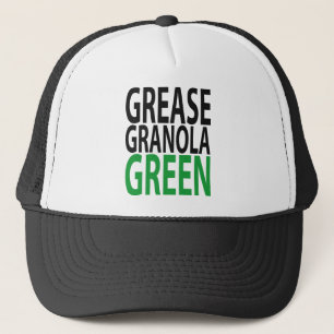 Casquette grease, granola, GREEN!