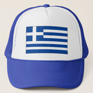 Casquette grec de drapeau - fier d'être grec !