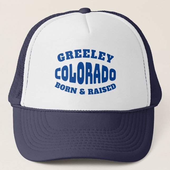 Casquette Greeley Colorado Né et élevé (Devant)