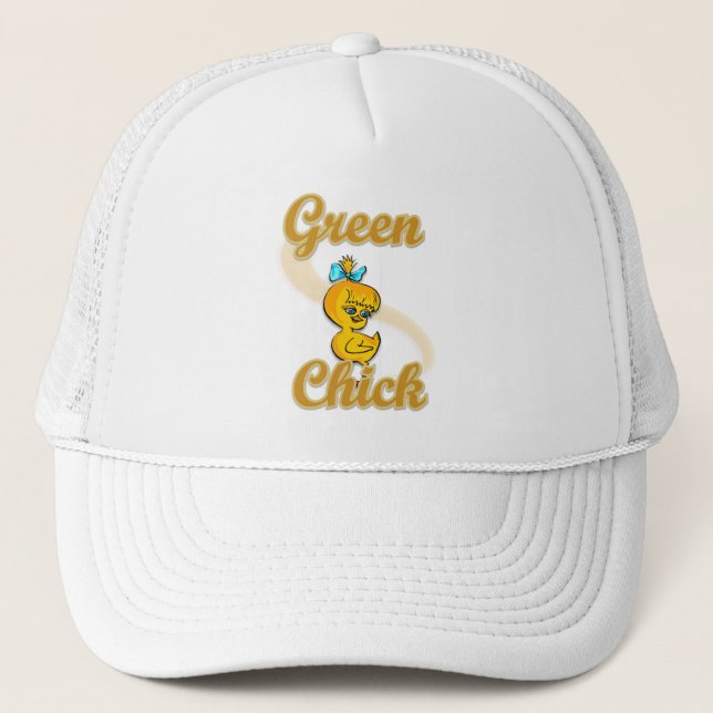 Casquette Green chick (Devant)