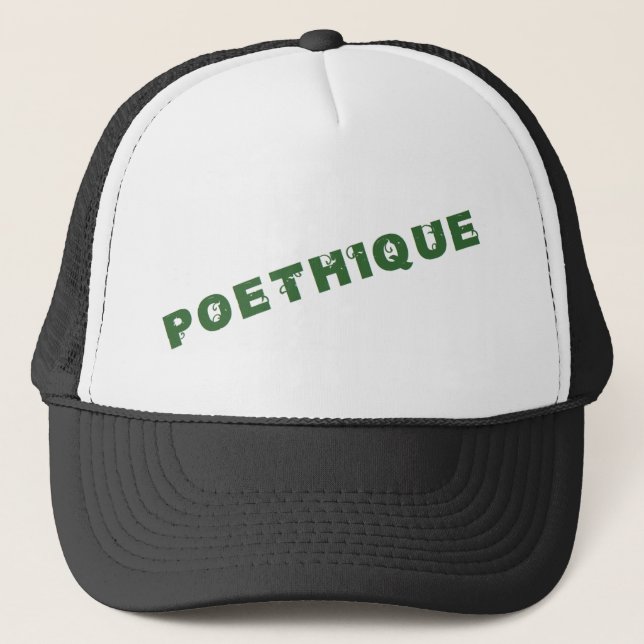 Casquette green poéthique (Devant)