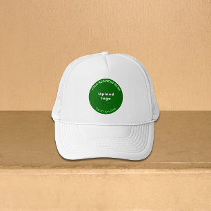 Casquette Green Round Business Brand sur chapeau de camion