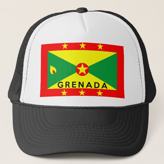 Casquette grenade pays symbole nom (Devant)