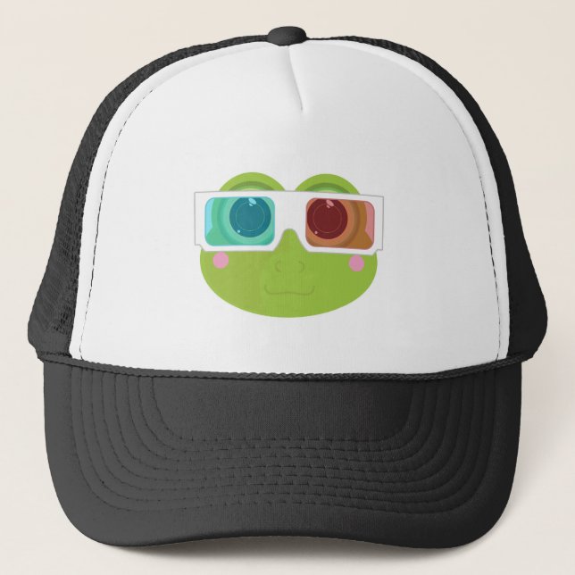 Casquette Grenouille 3D (2) (Devant)