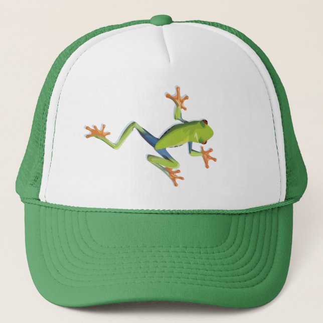 Casquette Grenouille-Arbre Amphibienne (Devant)