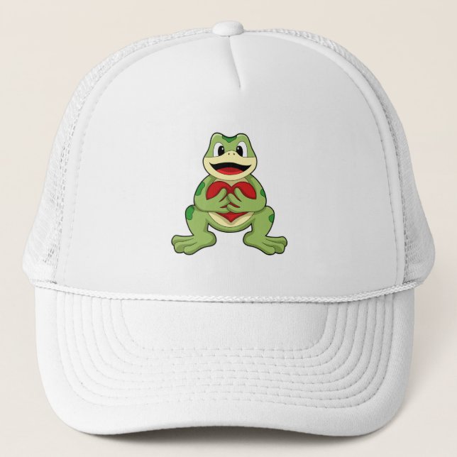 Casquette Grenouille au coeur (Devant)