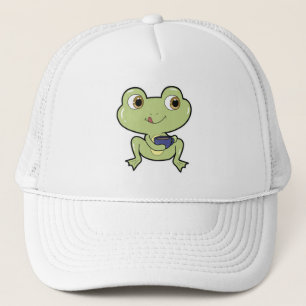 Casquette Grenouille avec la coupe de café