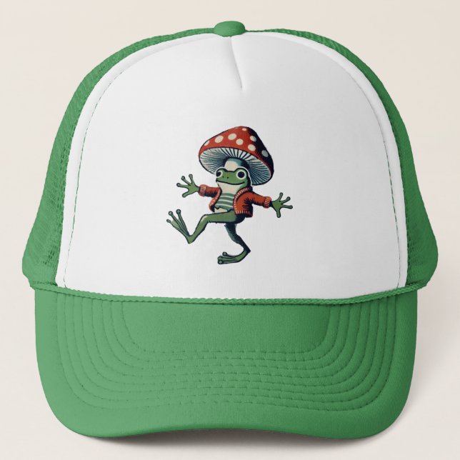 Casquette Grenouille des champignons (Devant)