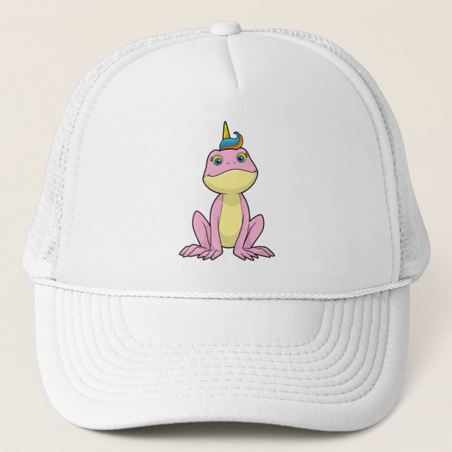 Casquette Grenouille en licorne (Devant)