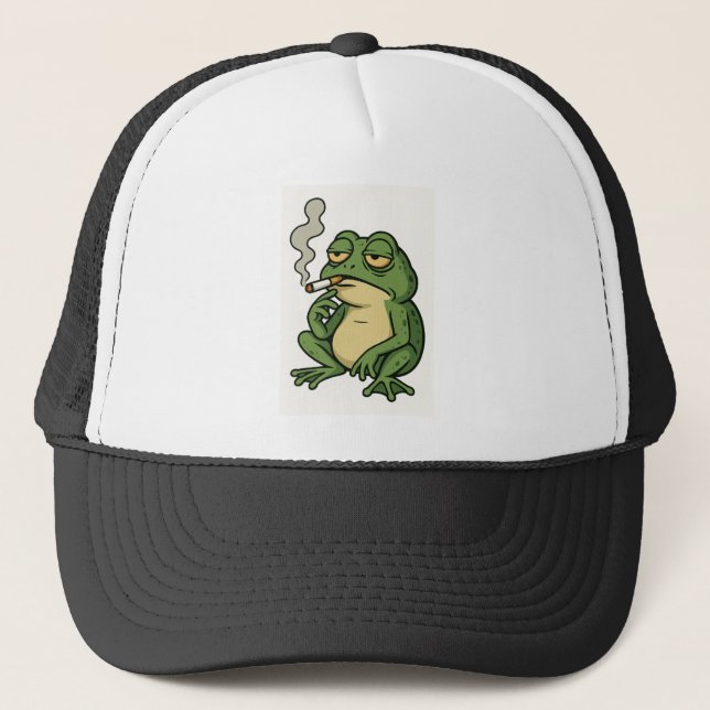 Casquette Grenouille Fumant Chill (Devant)