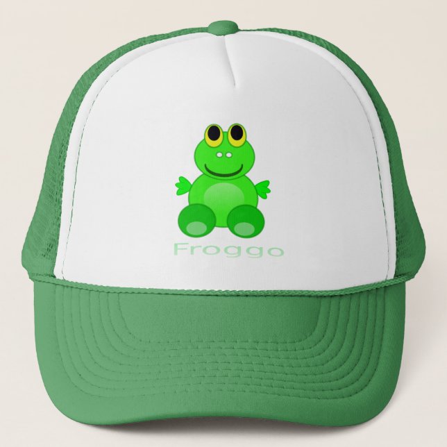 Casquette Grenouille mignonne de Froggo (Devant)