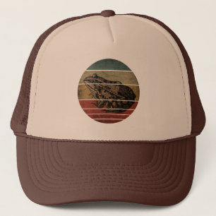 CASQUETTE GRENOUILLE VINTAGE BRANCHÉE