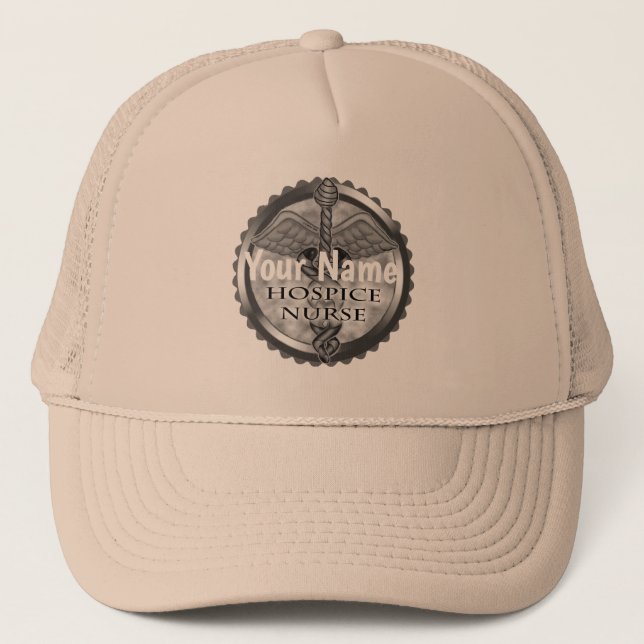 Casquette Grey caduceus Hospice Nurice Nurice (Devant)