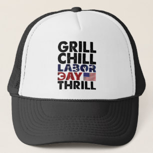 Casquette Grill Usa America Fête du Travail Thrill BBQ Party