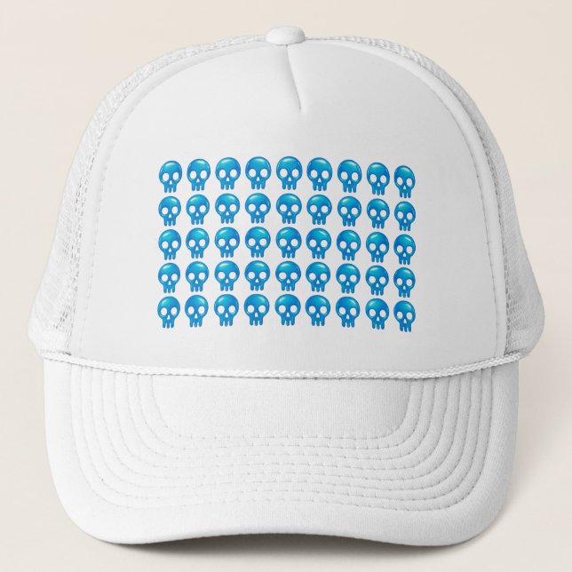 Casquette Grille de Crâne Cool (Devant)