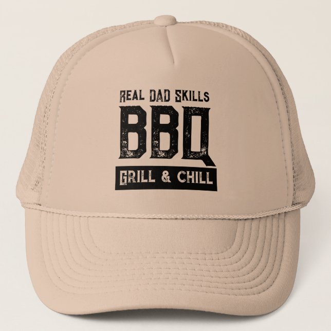 Casquette Grillmaster dad cool funny trucker hat (Devant)