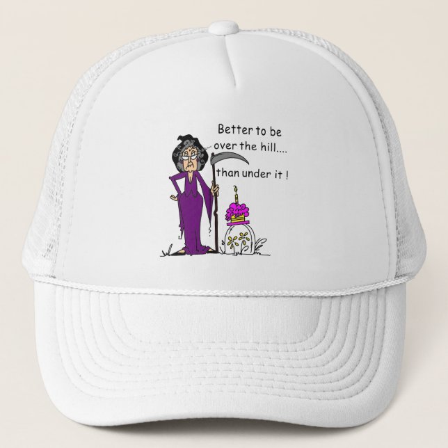 Casquette Grim Reaper Humour d'anniversaire (Devant)
