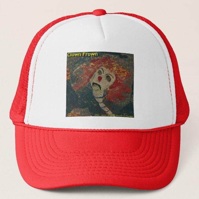 Casquette grimace de clown (Devant)