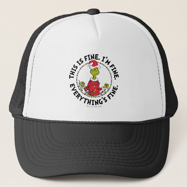 Casquette Grinch | Tout va bien (Devant)